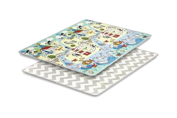 KinderKraft Kinderkraft MATTY 2 Pedagogisk matta Skummatta, Dubbelsidig, Halkfri beläggning, Motståndskraftig mot deformation, PVC Free, non toxic material