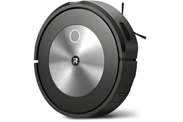 iRobot  Roomba j7 (j7158) Wi-Fi-robotdammsugare med objektdetektering, kartläggning, 3-stegsrengöring, målinriktad städning av rum eller område, kompatibel med röstassistent, färg: grafit
