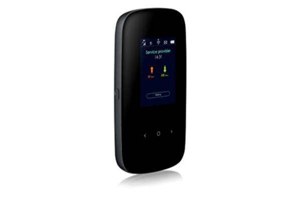 ZyXEL Zyxel 4G LTE-A Mobil WiFi-Hotspot|Nedladdningshastighet upp till 300 Mbps|Dela WiFi med Dual-Band till 32 enheter|Heldags batterilängd|Mobile in Pocket (LTE2566-M634)