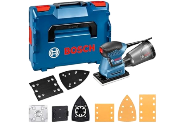 Bosch  Professional planslipmaskin GSS 160-1 A Multi (180 W, 1,6 mm oscillations-Ø, i L-BOXX) [Energiklass A+]