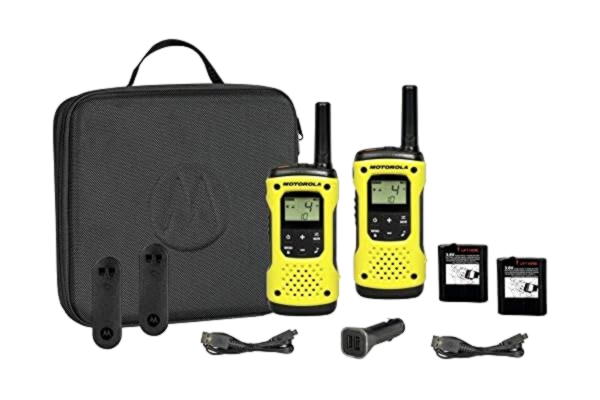 Motorola  TLKR T92 H2O PMR radioapparater (IP67, vädertålig, räckvidd upp till 10 km), 2 stycken