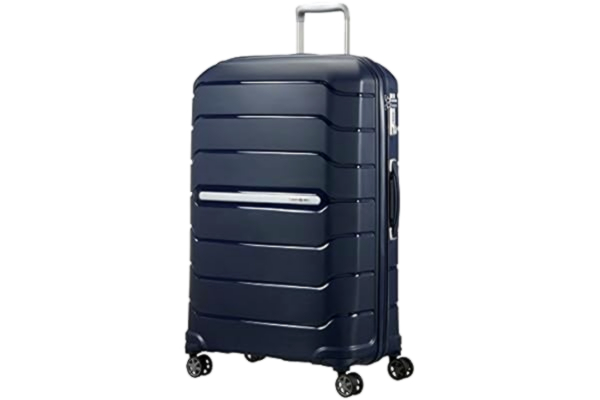 Samsonite  Flux - Spinner L Expandable Suitcase, 75 cm, 111 L, Blue (Navy Blue)