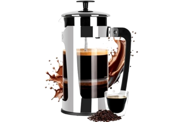 Espro  kaffepress, P5–32 oz, glas och rostfritt stål, FFP detaljhandelsförpackning 32 unce glas/rostfritt stål