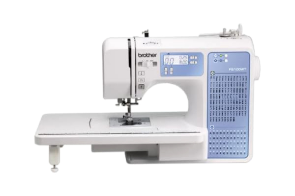 Brother  FS100WT Free Motion broderi/sy- och quiltningsmaskin, 51 x 32 x 45, vit
