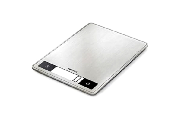 Soehnle  Page Profi 200 Bilancia pesa alimenti digitale, Bilancia da cucina da 1 g a 15 kg compatta ed elegante, Bilancia cucina digitale, grigio