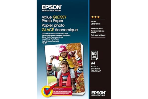 Epson  C13S400036 A4 Glansigt Fotopapper