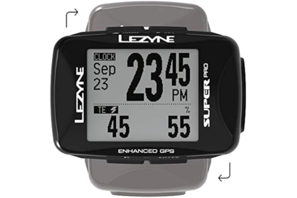 Lezyne  Super Pro HRSC Unisex Adult GPS Bike/Mountain Bike, Black, One Size (Manufacturer's Size: T. One Size)
