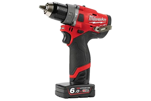 Milwaukee  M12 FPD-602X compacte slagboormachine 12 volt 6,0 Ah Fuel koffer HeavyDuty, 12 V