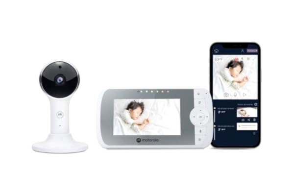 Motorola motorola VM65X 760320 Barnvakt, Vit, Svart,