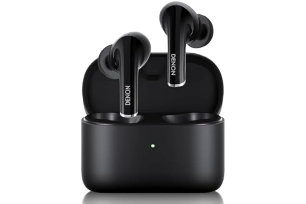 Denon  AH-C830WNC trådlösa in-ear hörlurar med Bluetooth och brusreducering, ljudmaster-inställning och upp till 24 timmars batteritid, svart