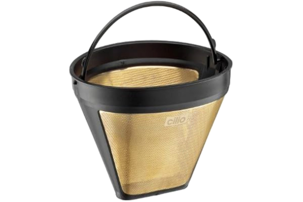 Cilio  kaffefilter i guld storlek 4 [W]
