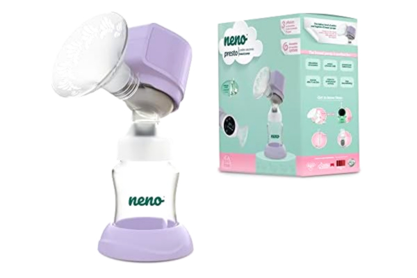 Neno  Presto Trådlös trefas bröstpump – elektronisk enkelmjölkpump – 9 steg/3 fas
