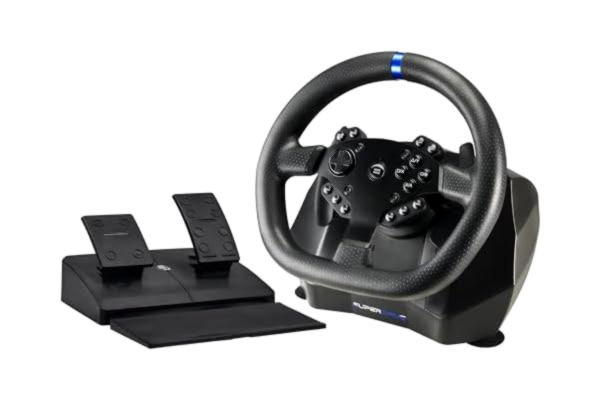 Subsonic Superdrive – Racerratt/ratt/SV950 med pedaler och växelvippor Xbox serie X/S, PS4, Xbox One, PC (programmerbar för alla spel)