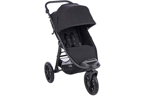 Baby Jogger  City Elite 2 All-Terrain Pushchair | Foldable, Portable Stroller | Jet (Black)