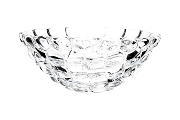 Orrefors  Sverige "Hallon" hallonkristallskål 17,78 cm