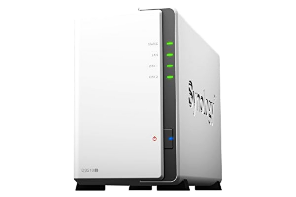 Synology  DS218J/6TB-RED 6TB (2x 3TB WD Rot) 2 Bay Desktop jednostka NAS