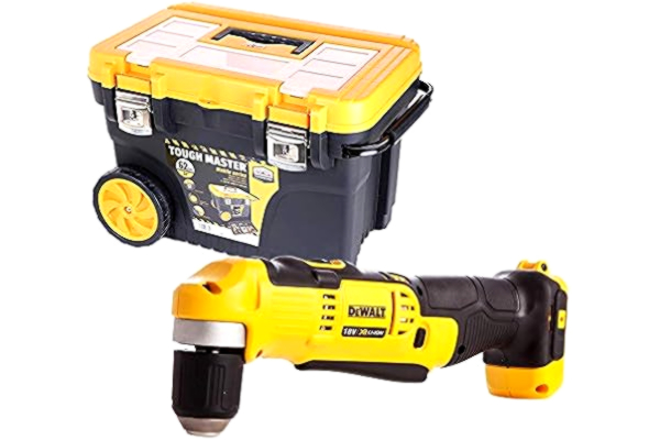 Dewalt DeWalt DCD740N-XJ 18V XR Lithium-Ion Body Only Cordless 2-Speed Angle Drill, Yellow/Black, 4.57 cm*12.52 cm*2.99 cm