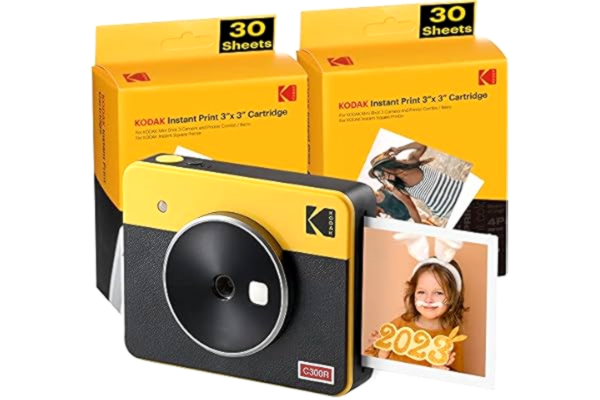 Kodak  Mini Shot 3 Retro, Nulstil, USB Type-C, 104 mm, 30 mm, 132 mm