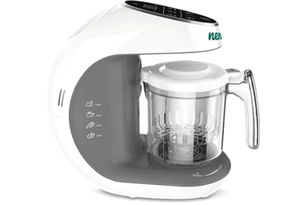 Neno ® CIBO, Cuiseur Mixeur Multifonctions, Appareil De Préparation D'aliments Pour Bébés 3-en-1, Cuisson à La Vapeur Et Mixage, Panneau De Commande Tactile, Nettoyage Automatique