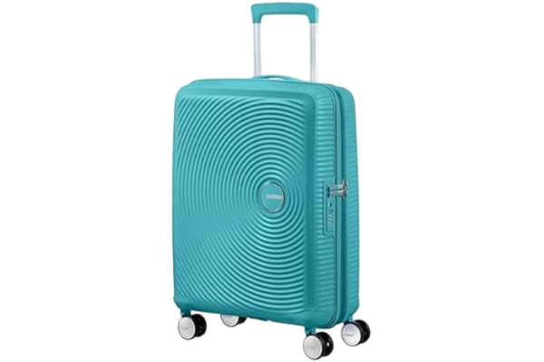 American Tourister Soundbox Kabinväska Exp. 55 Turquoise Tonic