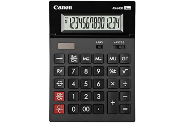 Canon  AS-2400 14-siffrig skrivbordsminiräknare