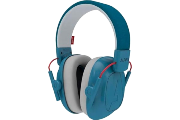 Alpine Hearing Protection Alpine Muffy barnöronskydd – öronmuffar för barn i åldern 3–16 – premium brusreducerande öronmuffar speciellt designade för barn – bekvämt hörselskydd med justerbart pannband Blå