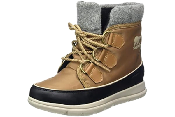 Sorel  Explorer Carnival Waterproof bottes d'hiver imperméables pour femme, Marron (Elk), 38.5 EU