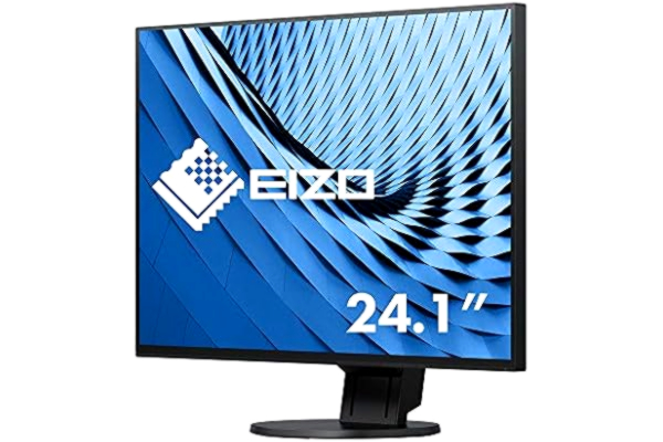 Eizo  EV2456-BK 24.1 inch LED IPS Monitor - 1920 x 1200 Resolution, 5ms Response, Built In Speakers, HDMI, DVI