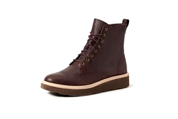 Clarks  Trace Pine damskie buty wsuwane, Braun Burgundy Leather, 41 EU