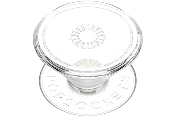 PopSockets  Phone Grip with Expanding Kickstand, Adhesive Grip - Clear