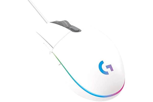 Logitech  G203 LIGHTSYNC - Valkoinen - Pelihiiri - Optinen - 6 painiketta - Valkoinen RGB-valolla