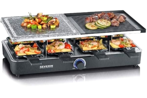Severin  RG2371 raclette grill 8 person(s) 1400 W Stainless steel