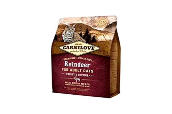 Carnilove  Carnilove Reindeer Energy & Outdoor Dehydratiserad Mat För Katt 2 Kg - Förpackning om 17 x 117,65 gr - Totalt: 2000 gr