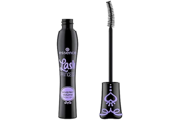 Essence essence ögonfransar PRINCESS skuplterande & volymgivande mascara,, volymgivande, böjning, definiera, vegansk, utan mikroplastpartiklar, fri från nanopartiklar, utan parfym, 1-pack (12ml)