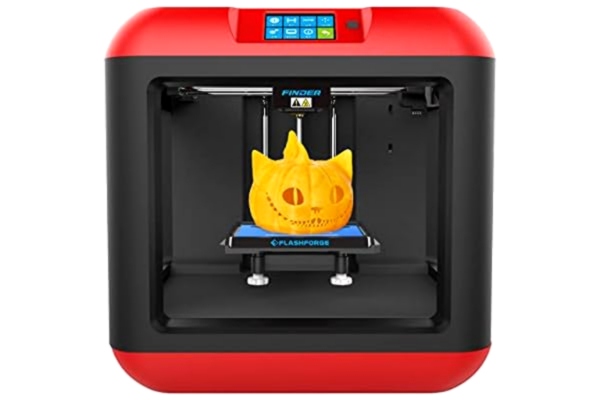 FlashForge Imprimantes 3D FLASHFORGE Finder avec connectivité Cloud, Wi-Fi, câble USB et lecteur flash, plate-forme amovible, écran tactile, pour l'enseignement débutant et scolaire