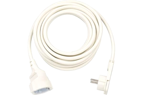 Brennenstuhl  1168980250 Plastförlängningskabel, Vit, 5 m