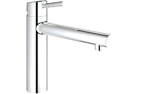 Grohe GROHE 31128001 Concetto kökskran (medium hög pip, 140 graders vridbar räckvidd och stjärnljus)