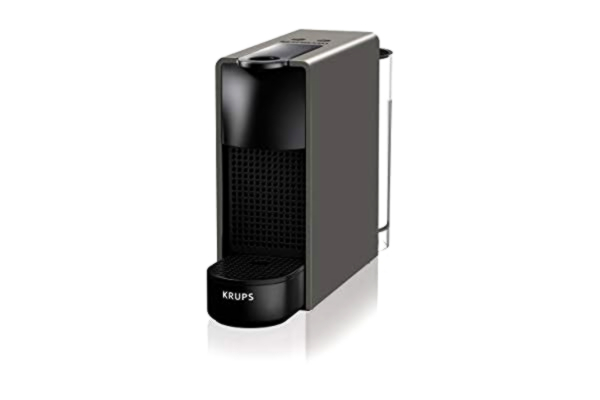 Nespresso KRUPS NESPRESSO XN110B10WP Essenza Mini Kaffemaskin Grå 0,6 L Högt Pumptryck 19 Bar Som Ger Enastående Kvalitet Uppvärmningstid På 25 Sekunder 2 koppstorlekar