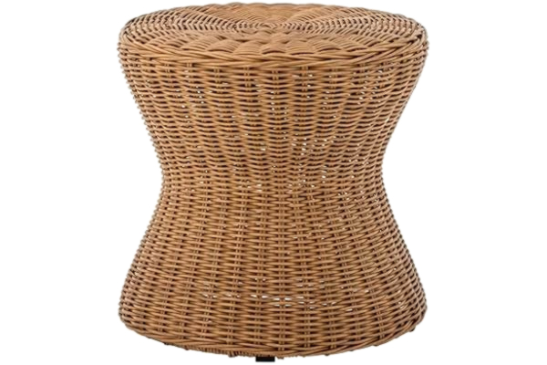 Bloomingville  Roccas soffbord, brun, polyrotting, D53 x H52 cm