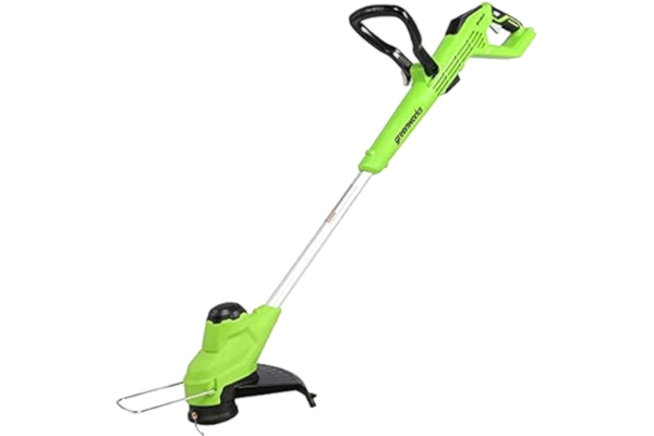 Greenworks  Tools Cordless Lawn Trimmer G40T5 (Li-Ion 40 V 30 cm Cutting Width 1.65 mm Thread/Knife Flowerguard Rotating Trimmer Head without Battery and Charger)