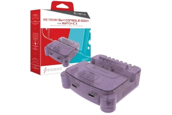 Hyperkin : RetroN S64 konsoldocka för Nintendo Switch (lila)