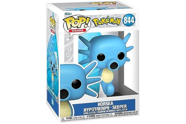 Funko  POP! Spel: Pokemon - Horsea - Samlarobjekt vinylfigur - Presentidé - Officiella varor - Leksaker för barn och vuxna - TV-spel fans - modellfigur för samlare och display