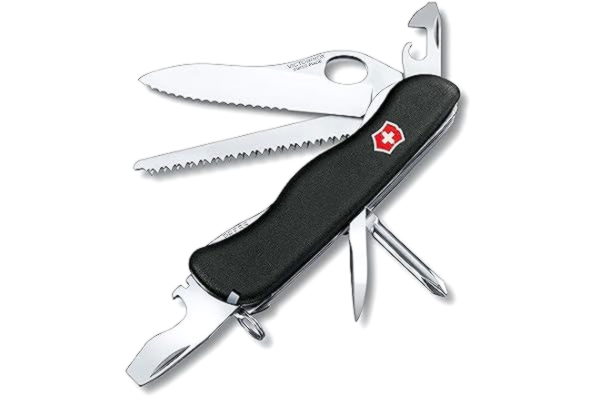 Victorinox  fickkniv Trailmaster MW (12 funktioner, enhandslåsblad med tandad egg, träsåg) svart
