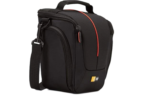 Case Logic  DCB306K SLR – kameraväska, hölster, inkl. bärhandtag/axelremslinga, svart/röd
