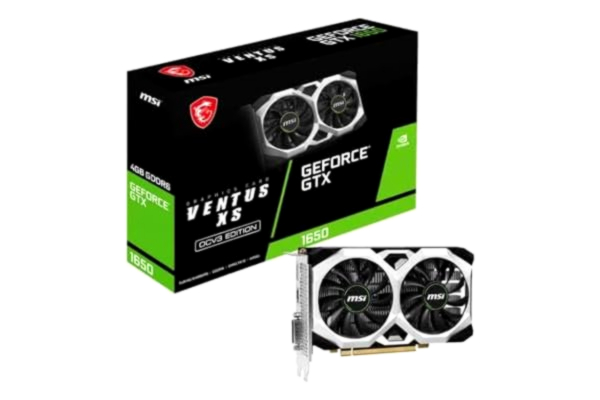 MSI  GeForce GTX 1650 VENTUS XS OC - 4GB GDDR6 RAM - Grafikkort