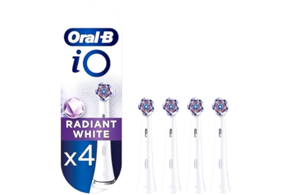 Oral-B  iO Radiant White Borsthuvuden, 4-pack
