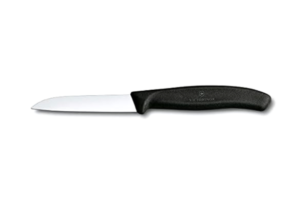 Victorinox  Rett Skrellekniv 8 cm Nylonhåndtak Svart