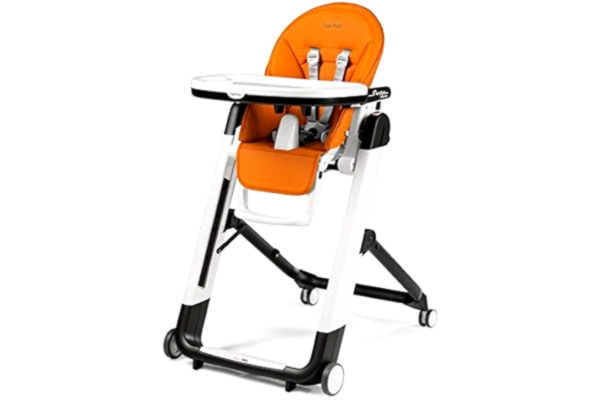 Peg Perego  Siesta and Siesta Follow Me hoge stoel Collectie 2019 - Siesta Follow Me oranje
