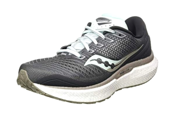 Saucony  Triumph 18, Chaussure de Trail Femme, Charcoal/Sky, 38 EU