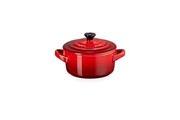 Le Creuset  Stengods liten rund gryta, 0,25 L, Cerise, 71901100600100